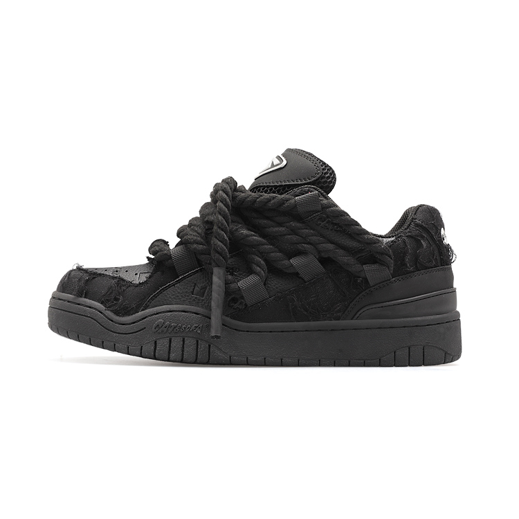 Обувь для скейтбординга Cat&Sofa унисекс, цвет black busted lace