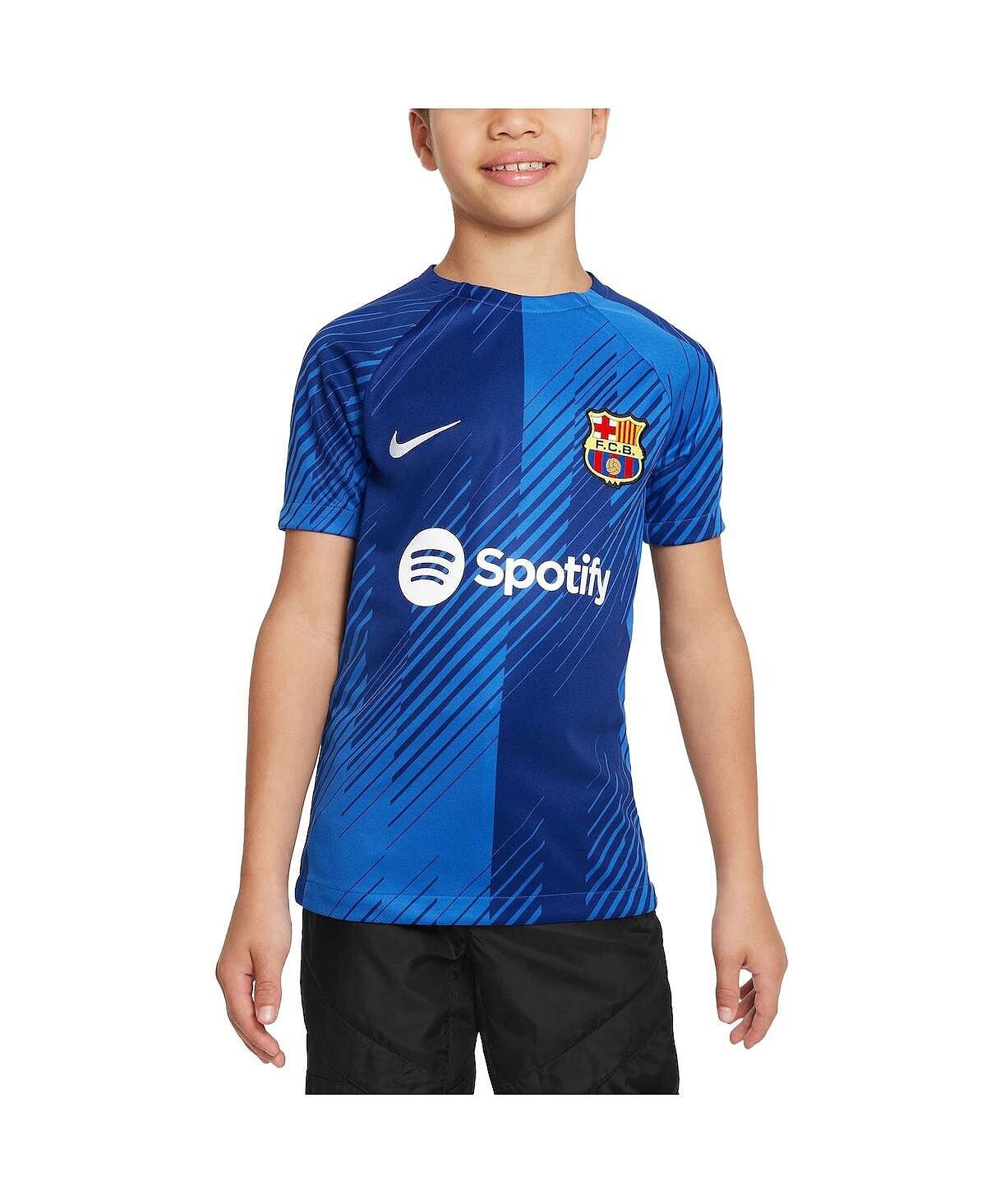 

Предматчевый топ Big Boys Blue Barcelona 2023/24 Academy Pro Performance Nike