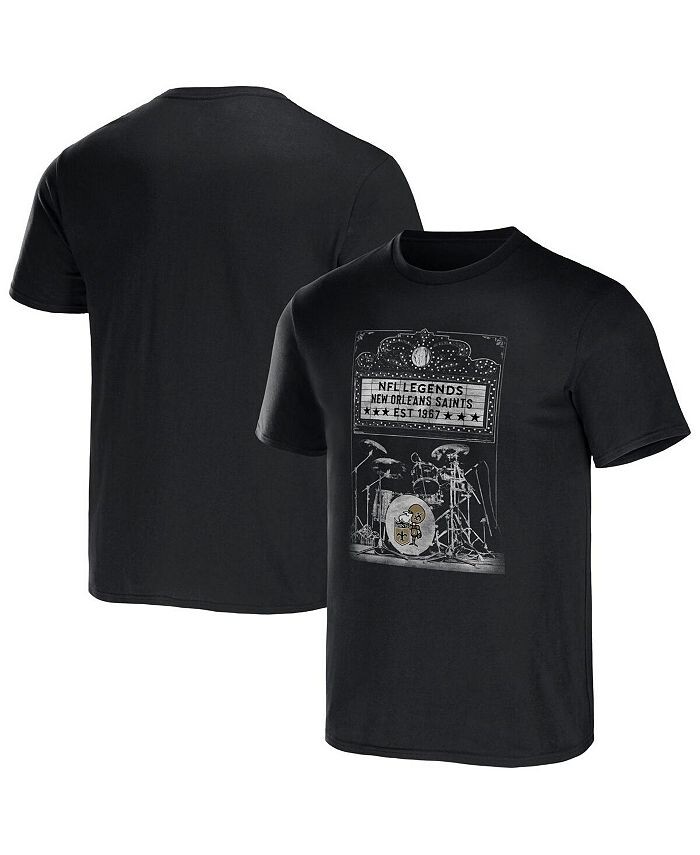 

Мужская черная футболка New Orleans Saints Band NFL x Darius Rucker Collection Fanatics, черный