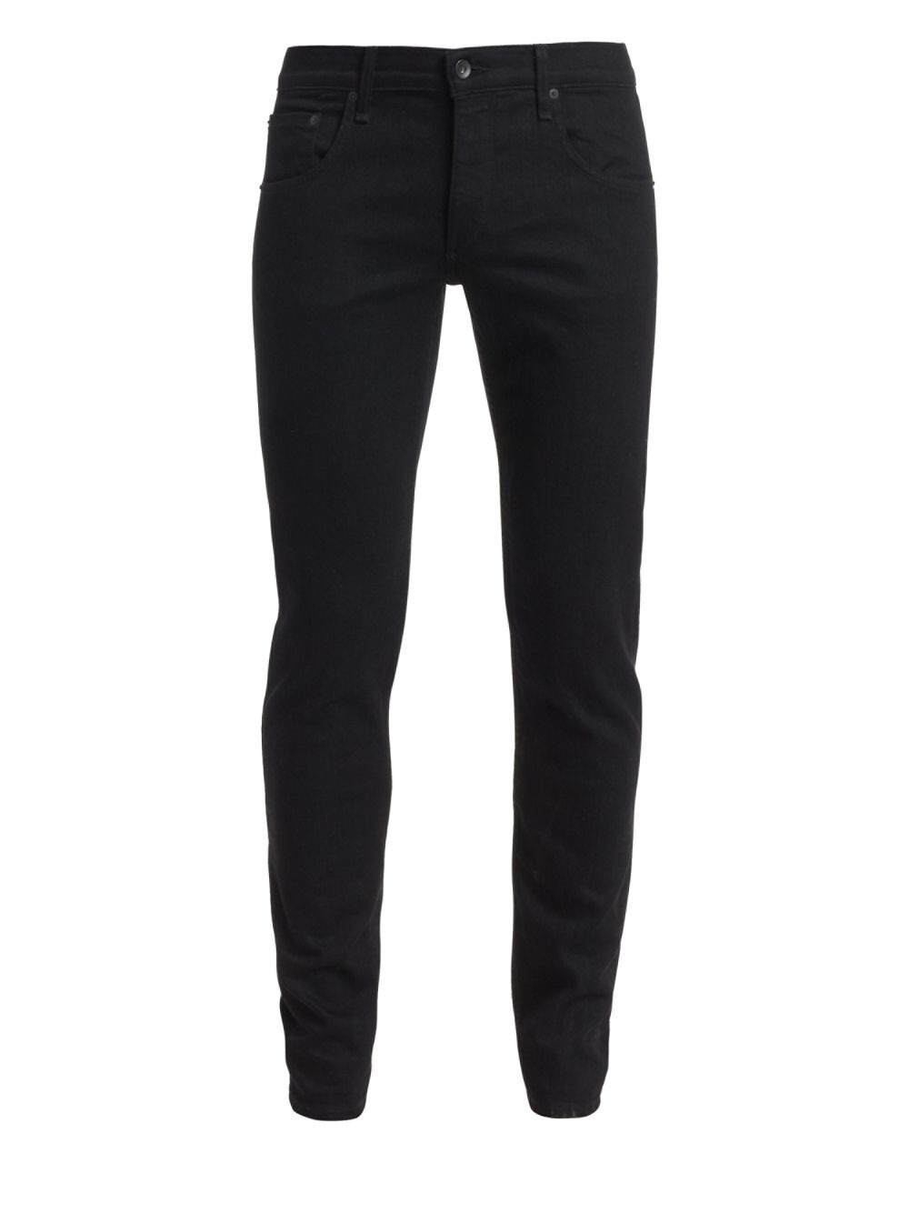 

Эластичные экстратонкие джинсы Fit 1 Rinse Wash rag & bone, черный