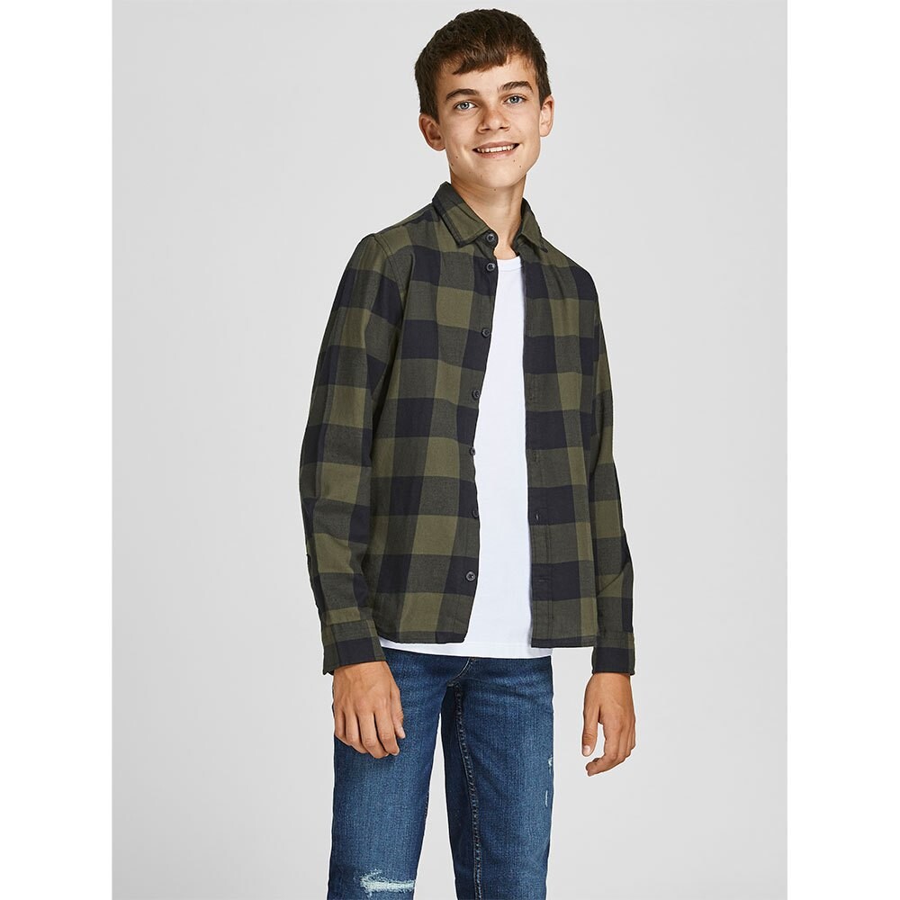 

Рубашка с длинным рукавом Jack & Jones Gingham Twill, зеленый