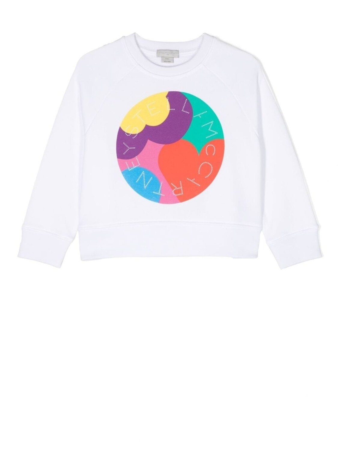 

Толстовка с круглым вырезом Stella McCartney Kids, белый