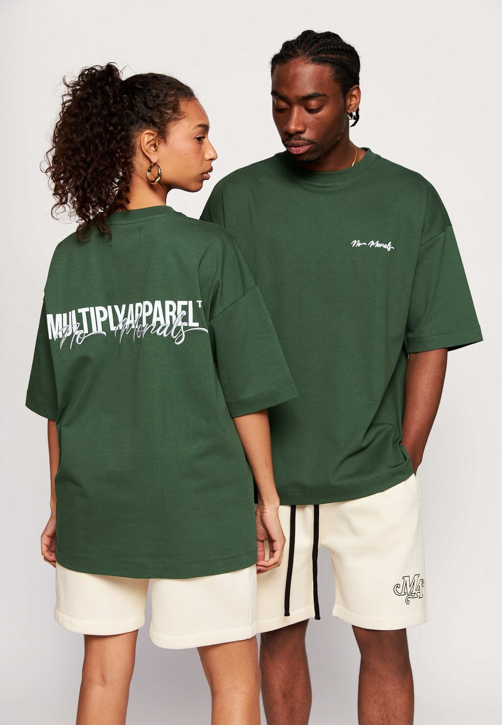 

Футболка с принтом Multiply Apparel, темно-зеленый
