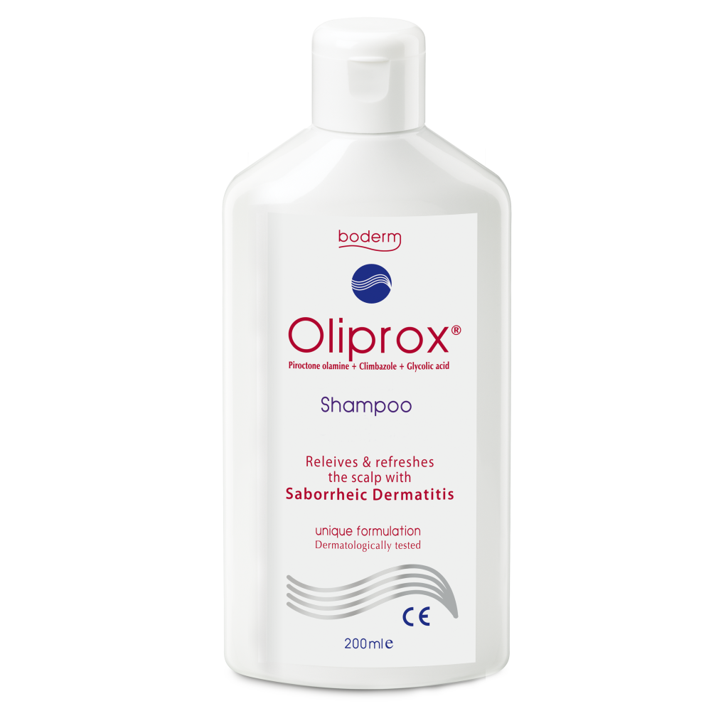 Шампунь для применения при себорейном дерматите кожи головы и тела Oliprox, 200 мл