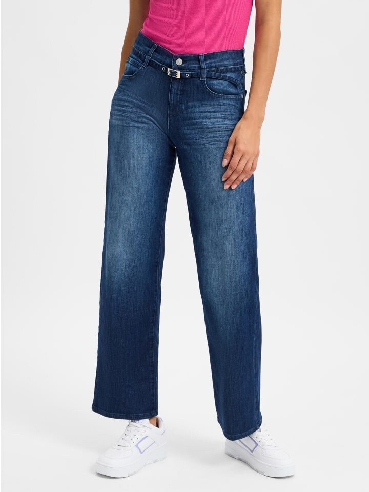 

Тканевые брюки ANGELS Jeans Liz Belt, цвет dark stone