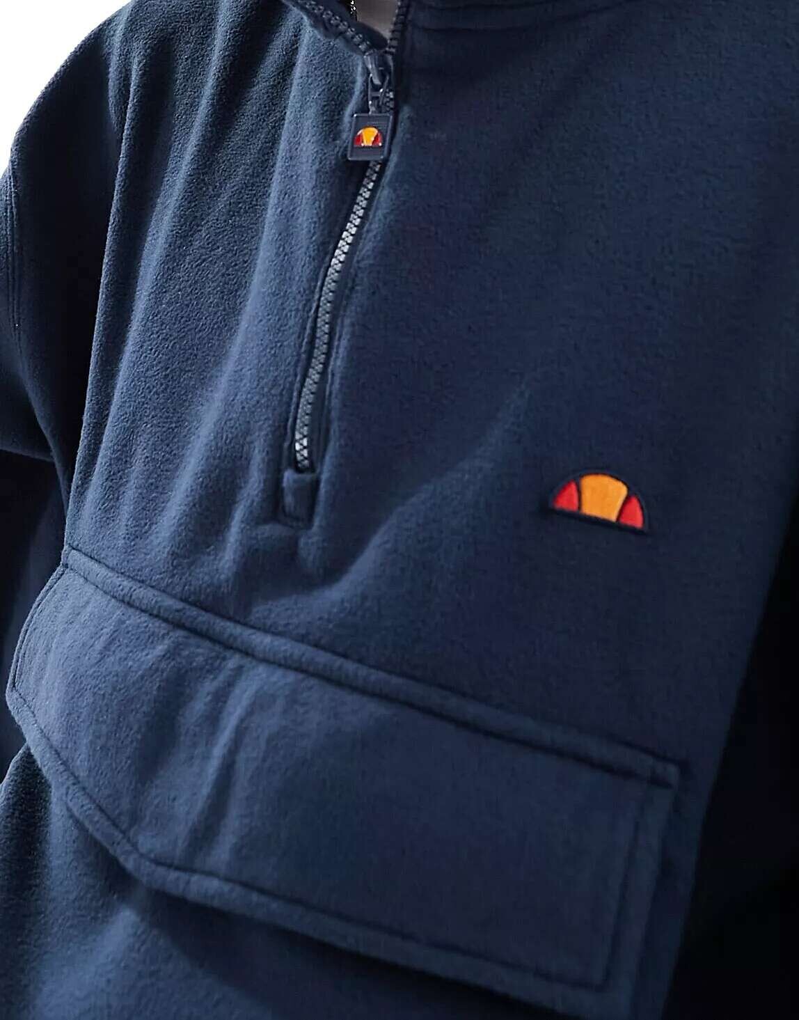 

Темно-синяя флисовая толстовка Ellesse Buck, Синий