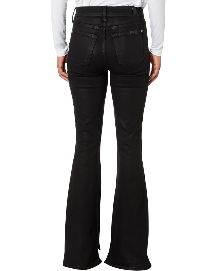 

Джинсы 7 For All Mankind High-Waste Ali with Slit in Black, черный