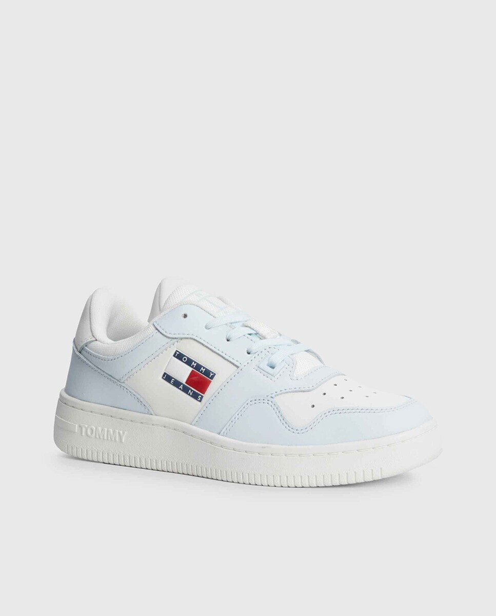 

Tommy Jeans Женские кроссовки с низким вырезом и флагом Tommy Hilfiger, светло-синий