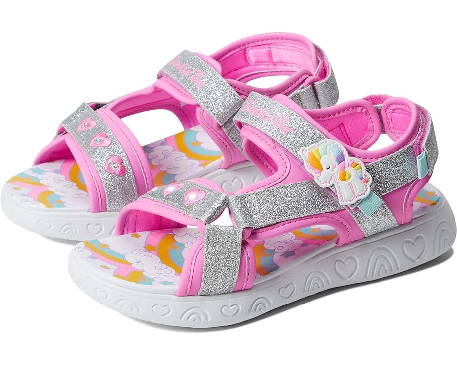 

Сандалии Skechers Twinkle Toes - Rainbow Shines 314885L, цвет Pink/Multi