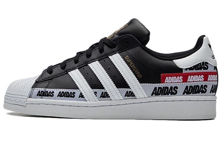 

Кроссовки унисекс для скейтбординга Adidas Originals Superstar белый/черный/красный