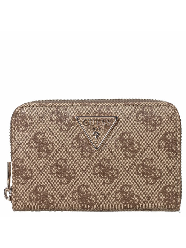 

Кошелек Guess Laurel SLG M 4cc 14 cm, цвет latte logo