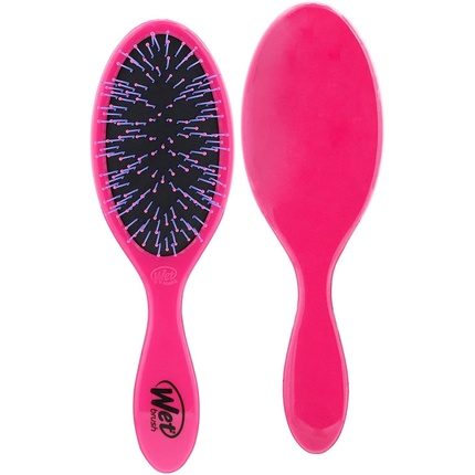 Оригинальный распутыватель для густых волос с ультрамягкой щетиной Intelliflex розового цвета, Wet Brush