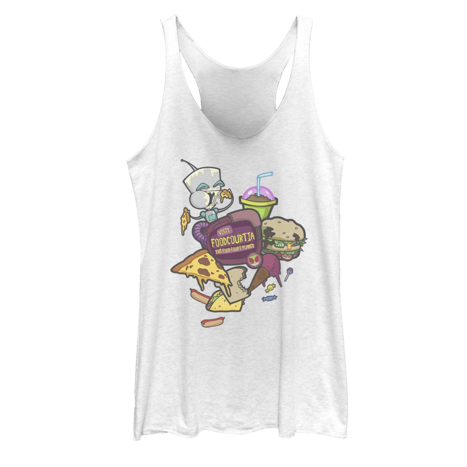 

Зим Гир из Nickelodeon Invader посетил Foodcourtia Graphic Tank Nickelodeon