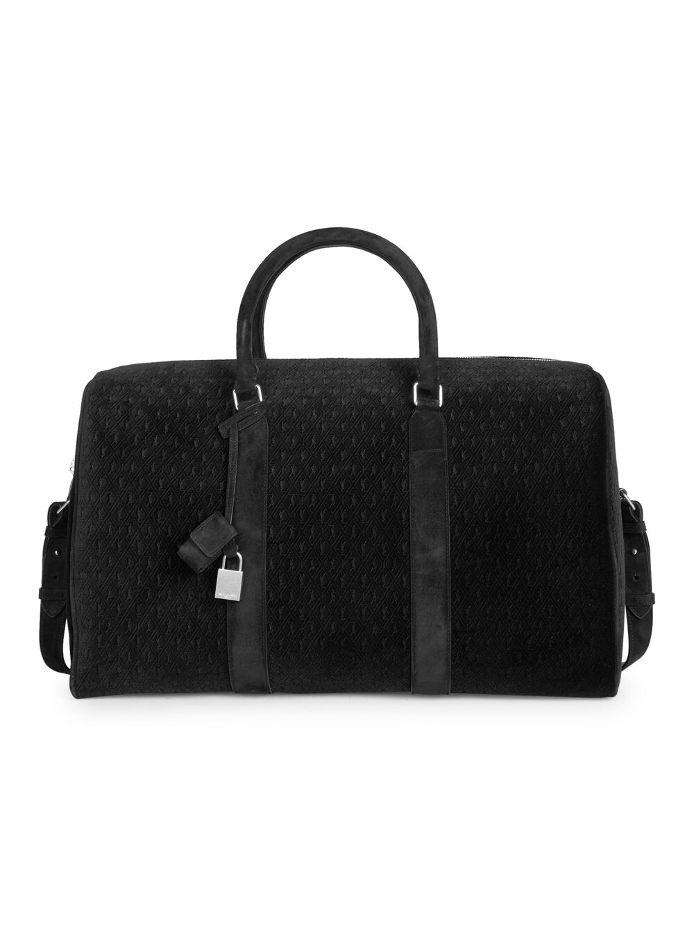 

Сумка Le Monogramme 48h из бархата и кожи Saint Laurent, черный