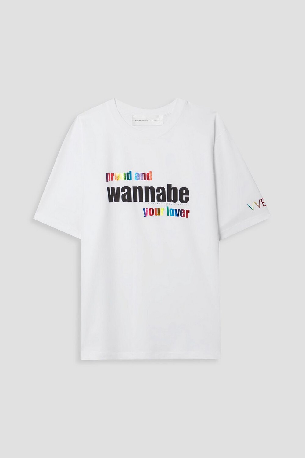 

Футболка из хлопкового джерси с принтом Spice Girls Pride Victoria Beckham, белый