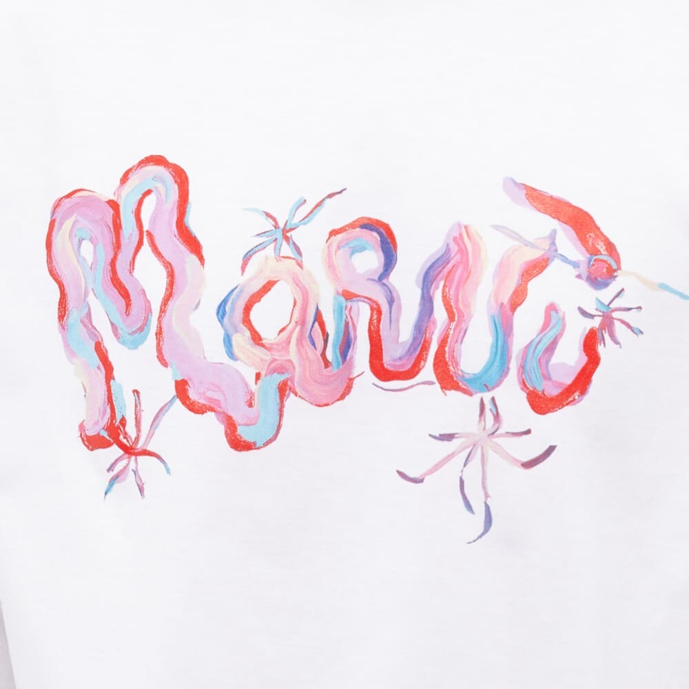 

Футболка с логотипом Marni Scribe