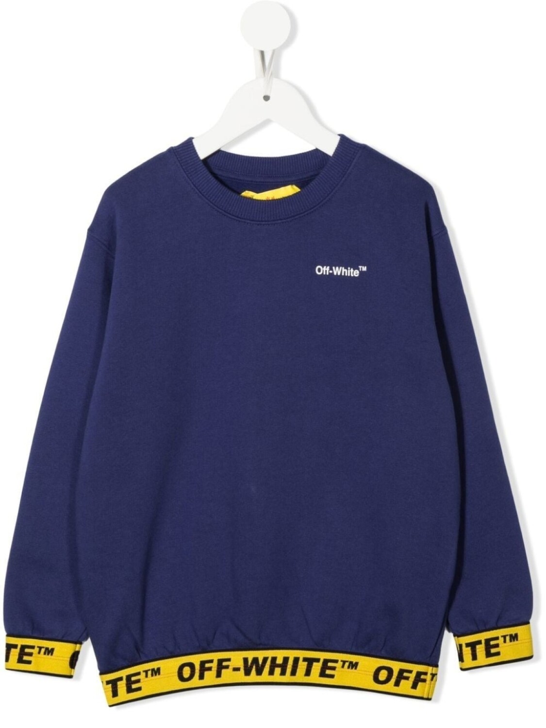 

Off-White Kids толстовка с отделкой Industrial, синий