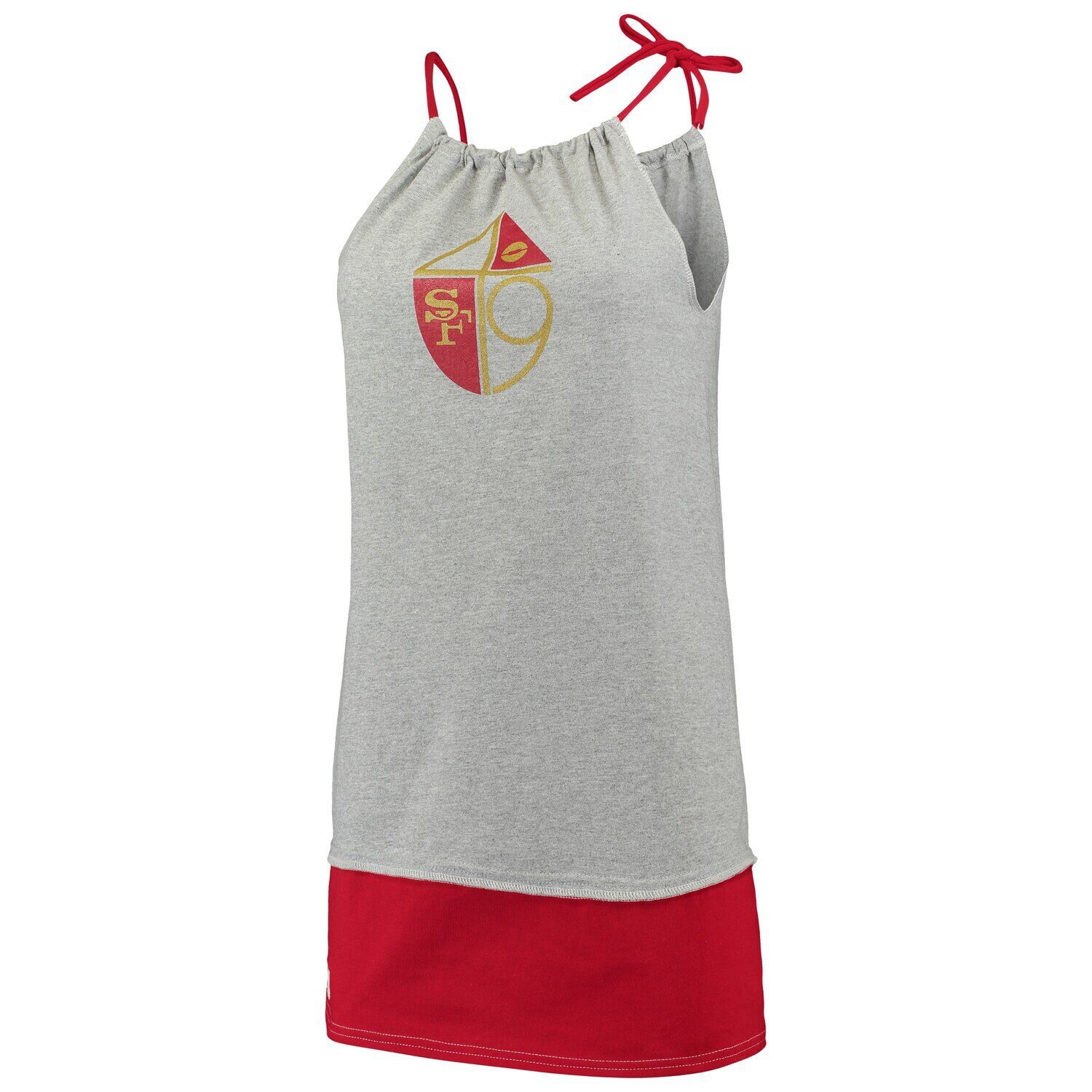 

Женское винтажное платье-майка серого цвета San Francisco 49ers Refried Apparel