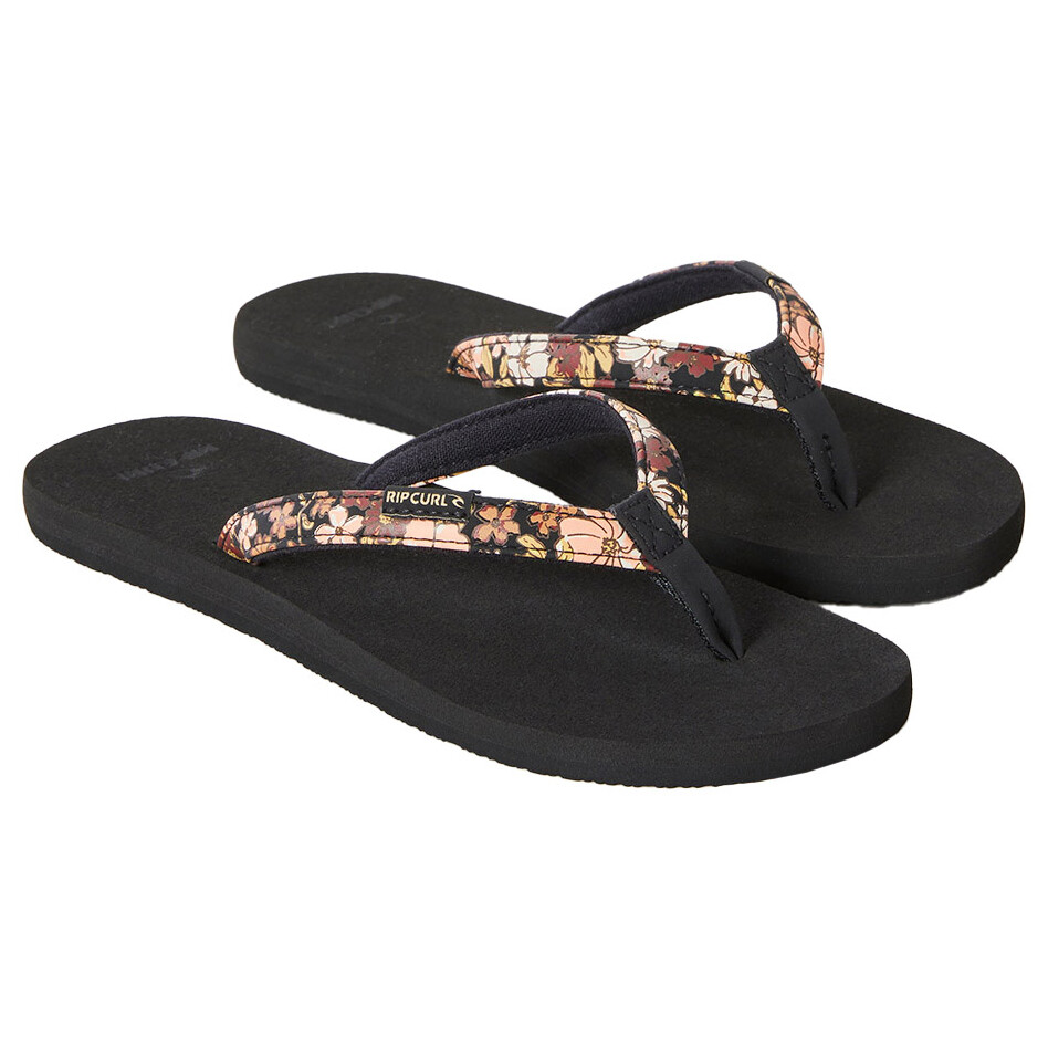 Сандалии Rip Curl Women's Freedom Bloom Open Toe, цвет Black/Brown