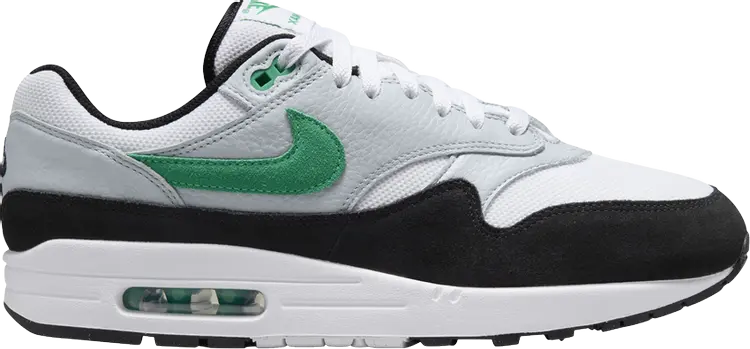 

Кроссовки Air Max 1 'White Black Stadium Green', белый, Серый