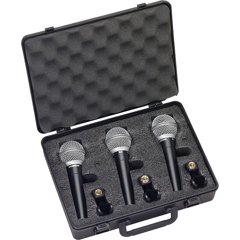 

Динамический вокальный микрофон Samson R21 Cardioid Dynamic Vocal/Presentation Microphone (3 Pack)
