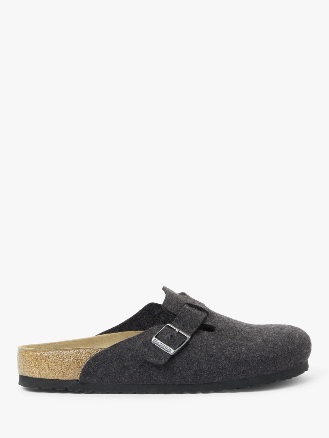 

Шерстяные тапочки Birkenstock Boston, антрацит