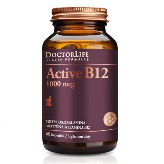 Doctor Life Active Активный витамин B12 метилкобаламин 1000 мкг 60 капсул Inna marka doctor s best активный витамин b12 1500 мкг 60 вегетарианских капсул