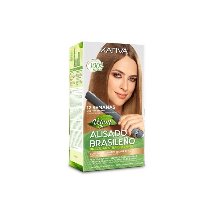 Набор косметики Kit Alisado Brasileño Vegano Kativa, 1 unidad набор косметики carbon hilo dental woom 1 unidad