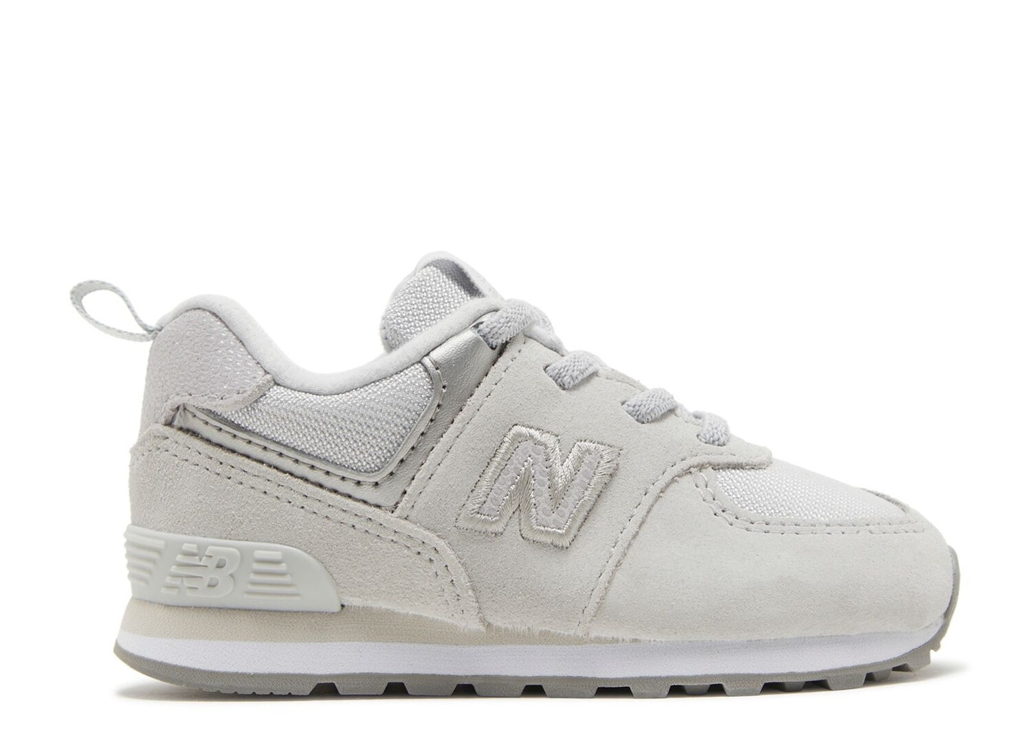

Кроссовки New Balance 574 Bungee Lace Toddler Wide 'Summer Fog', серый
