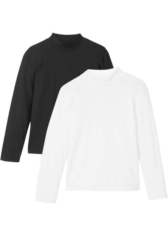 

Водолазка для девочек (2 шт) из органического хлопка Bpc Bonprix Collection, бежевый