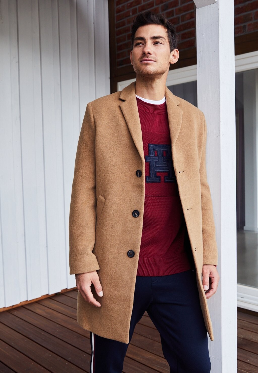 

Классическое пальто MIX COAT Tommy Hilfiger, цвет desert khaki