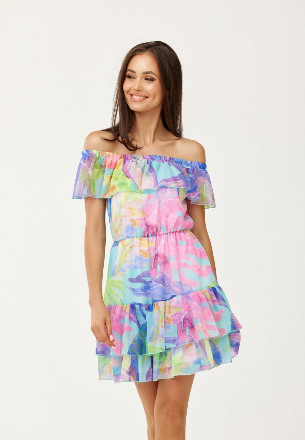 

Летнее платье Roco Fashion, мультиколор