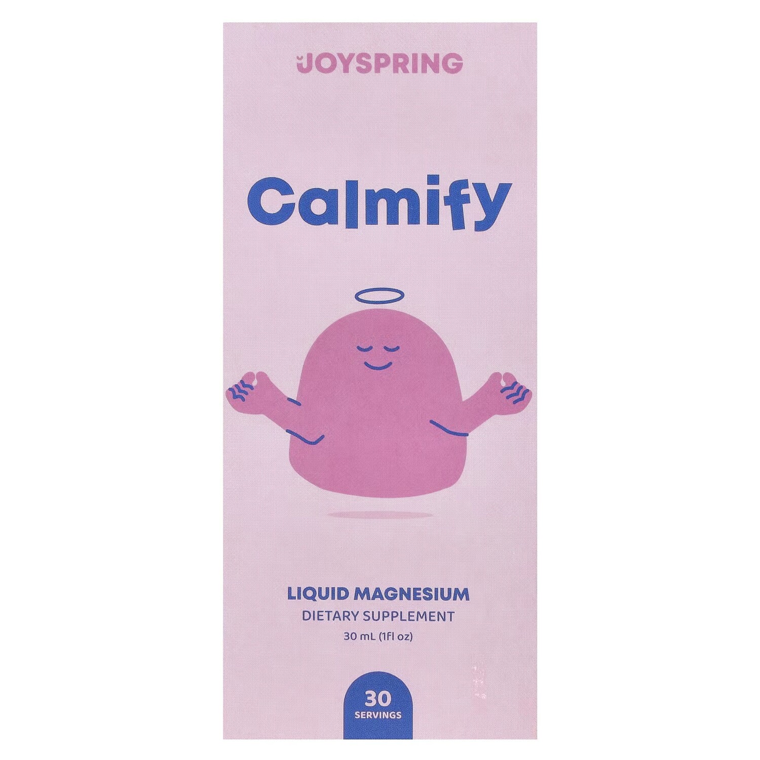 Пищевая добавка JoySpring Calmify Liquid Magnesium, 30 мл пищевая добавка joyspring kids genius drops focus attention 30 мл