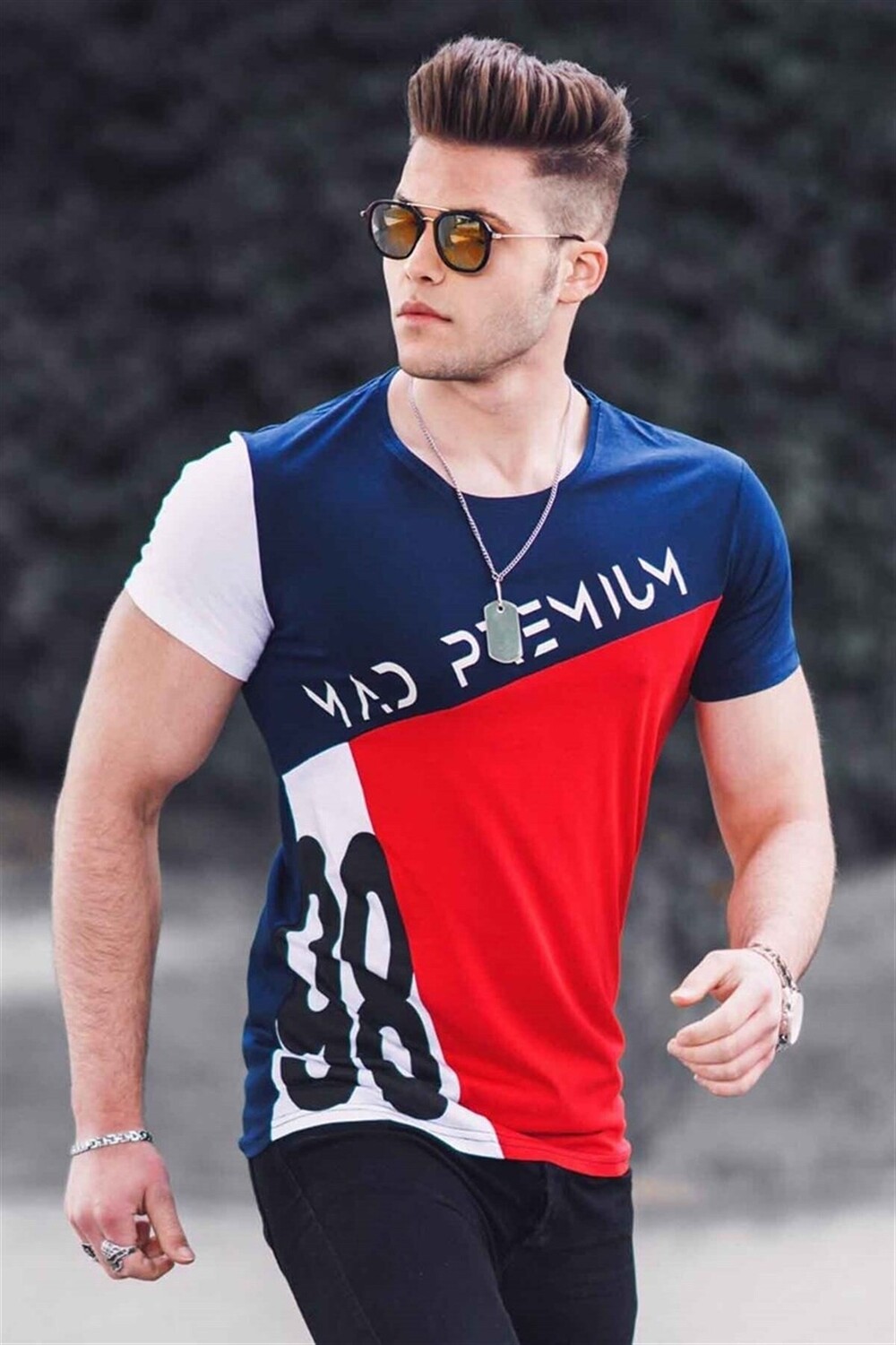 

Футболка Madmext, темно-синий