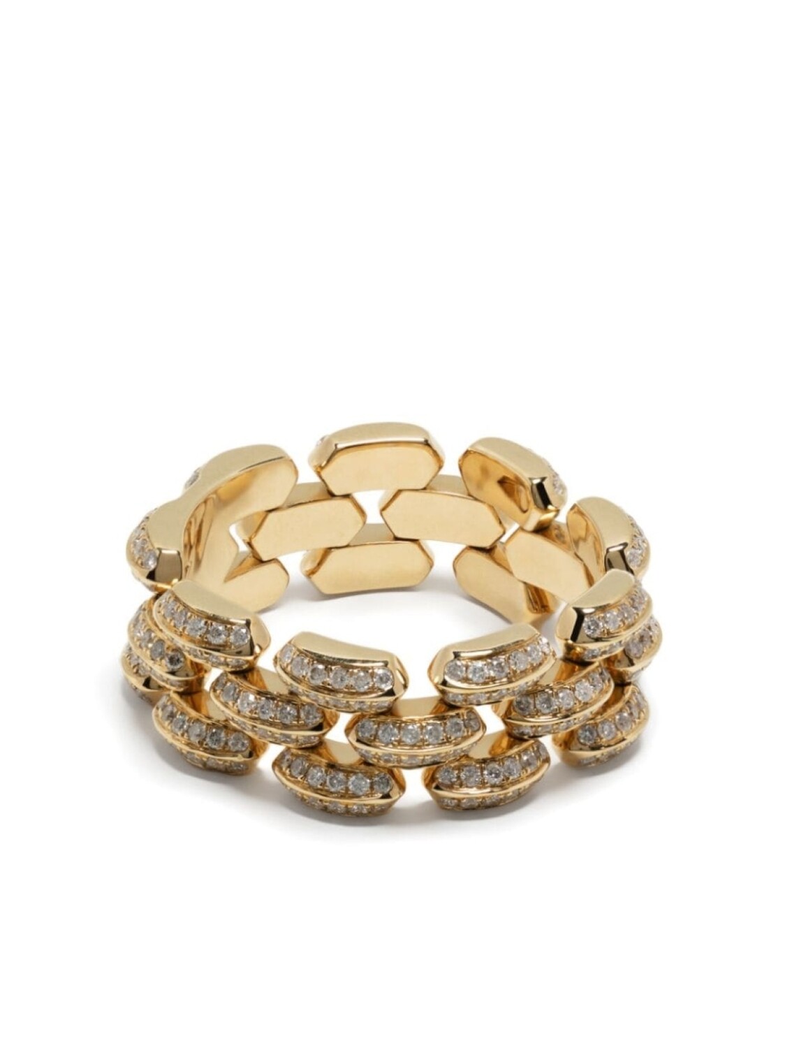 

Кольцо Cleo из желтого золота с бриллиантами Lizzie Mandler Fine Jewelry, золотой