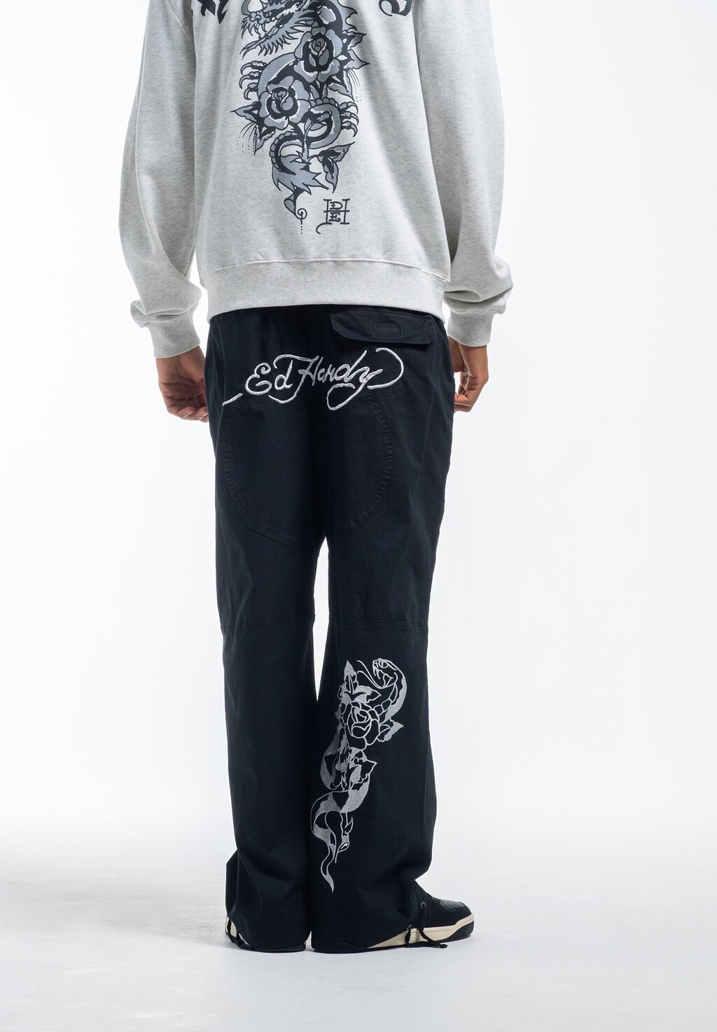 

Спортивные брюки MONO-FLASH-SHEET COMBAT Ed Hardy, темно-серый
