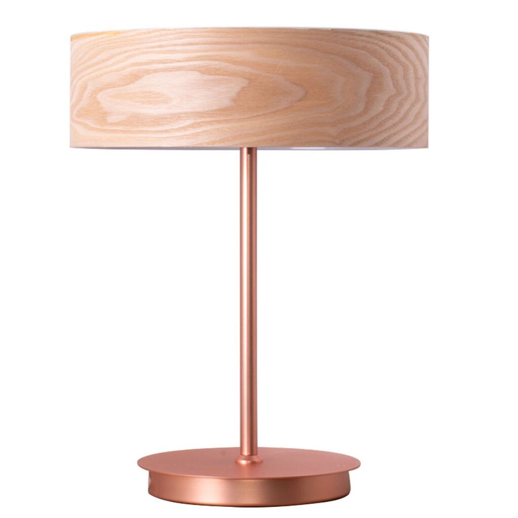 

Светодиодная настольная лампа RGB, дерево, медь, H 40 см etc-shop