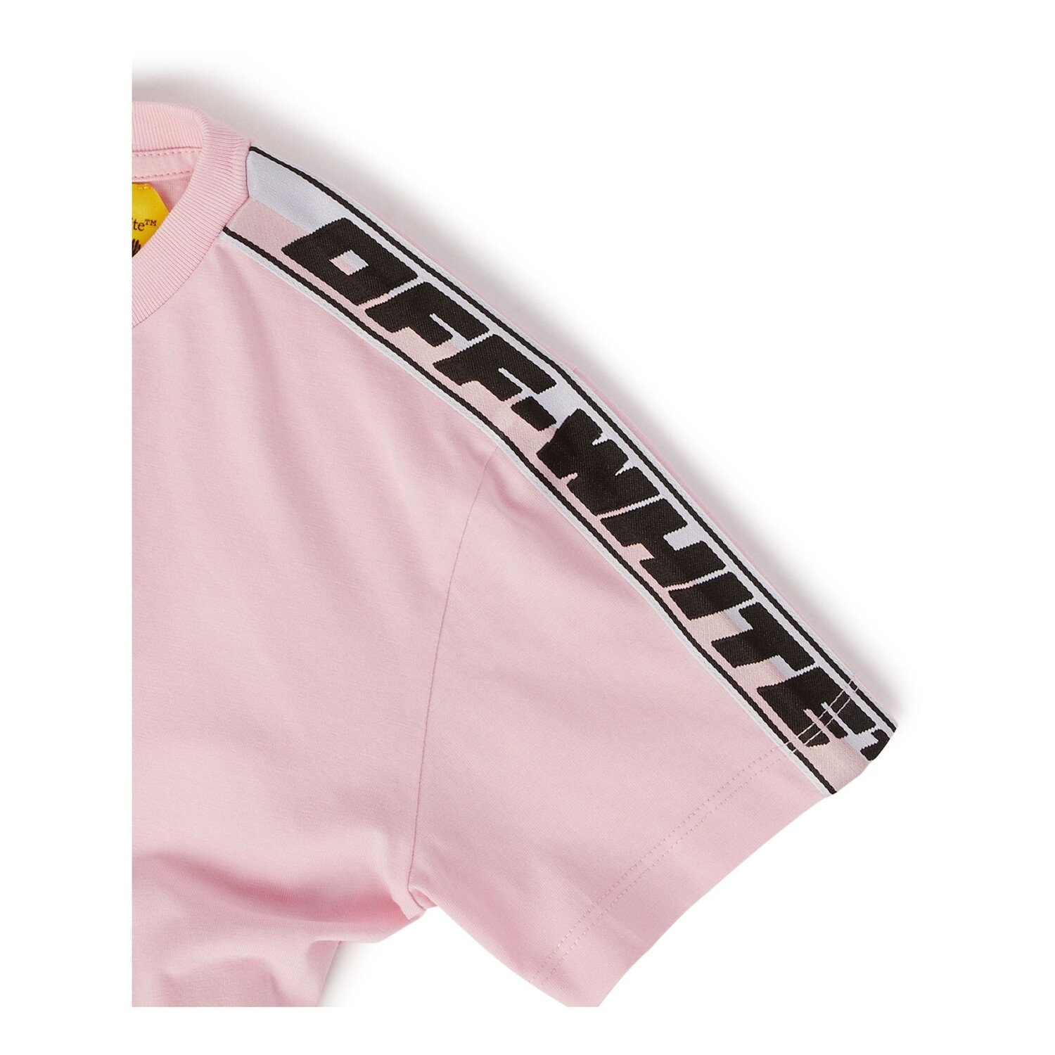 

Розовая футболка с логотипом Off-White, розовый