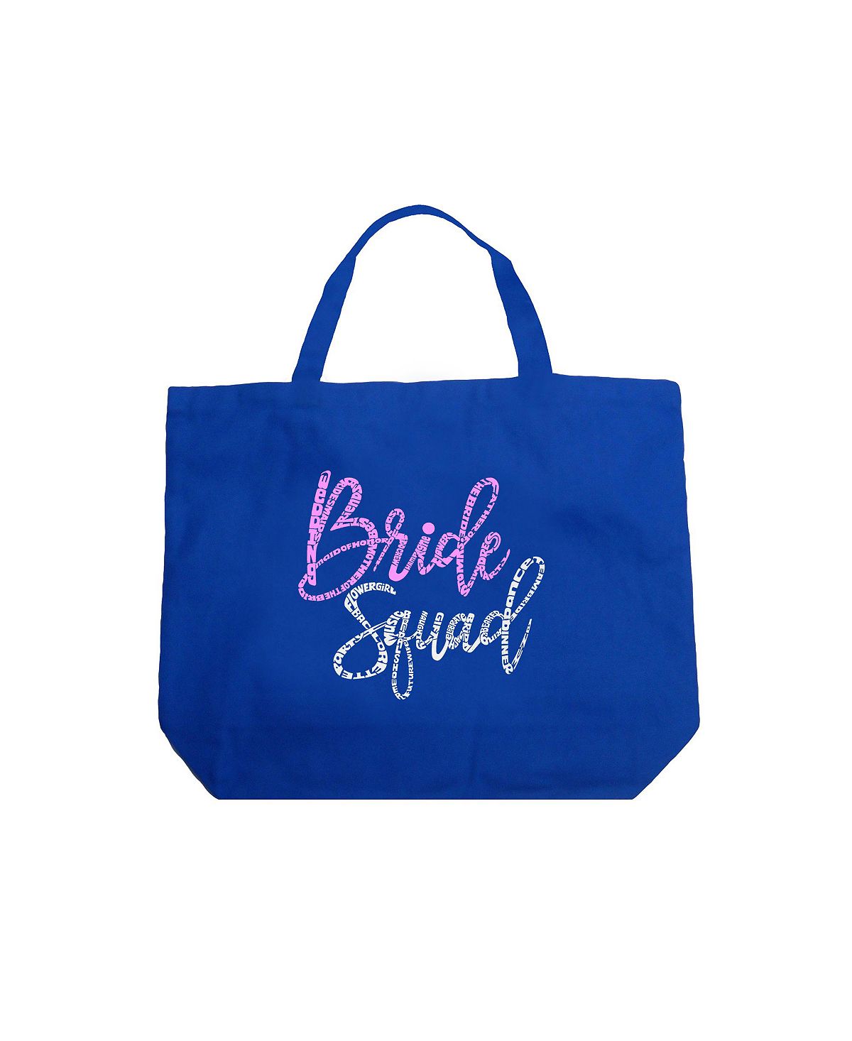Bride Squad — большая сумка-тоут Word Art LA Pop Art