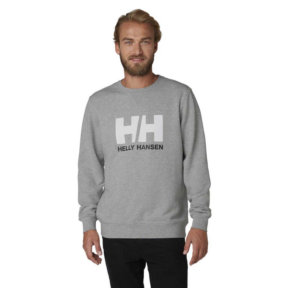 Толстовка Helly Hansen Logo Crew, серый футболка helly hansen logo серый