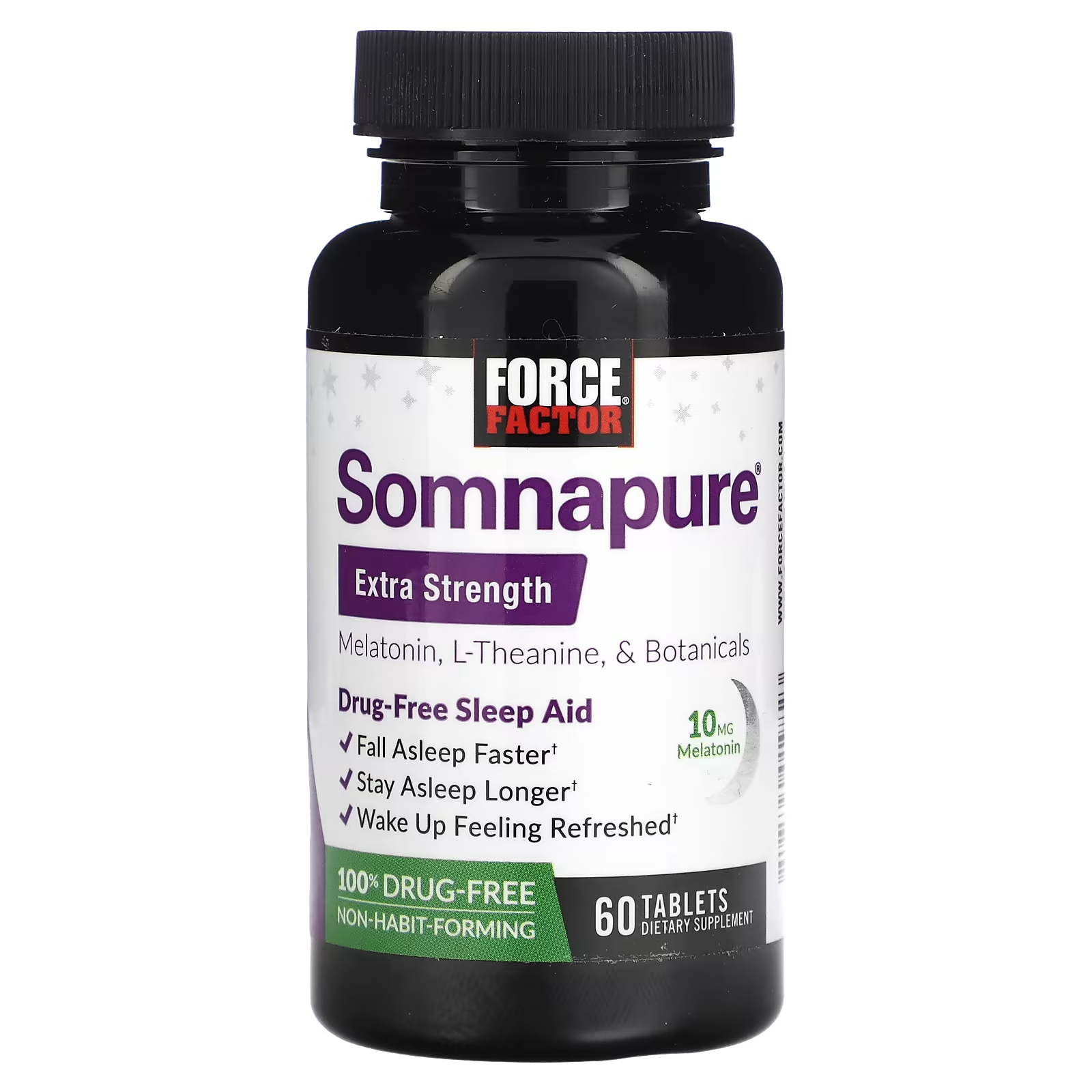 Force Factor Force Factor Somnapure Extra Strength Мелатонин L-теанин и растительные экстракты 60 таблеток цена и фото