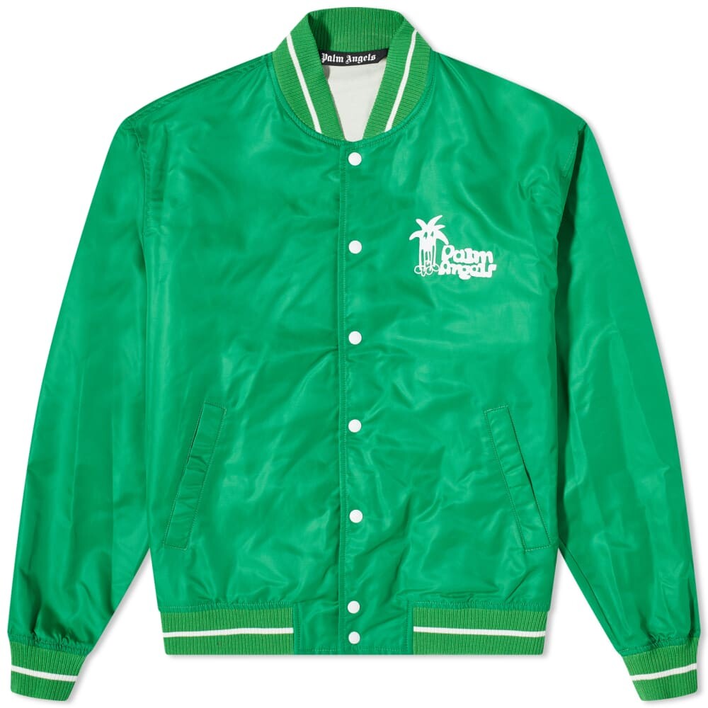

Университетская куртка Palm Angels Douby, зеленый