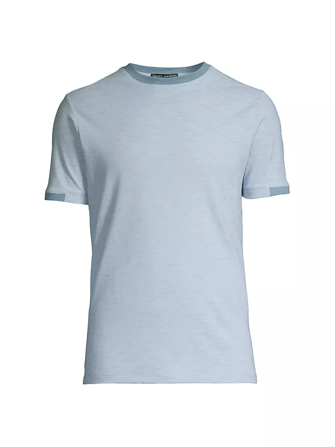 цена Хлопковая футболка узкого кроя Whitner Robert Barakett, синий