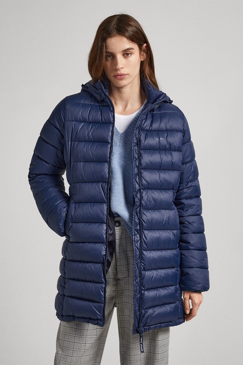 

Водонепроницаемая утепленная зимняя куртка с капюшоном Pepe Jeans London, синий