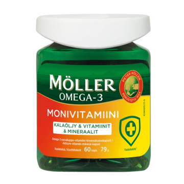 Мультивитамины и минералы Möller с Омега-3