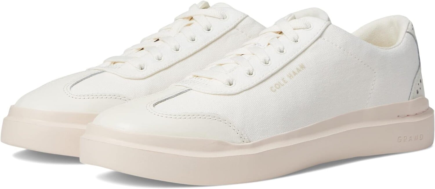 

Кроссовки Grandpro Rally Canvas T-Toe Cole Haan, цвет Egret/Silver Peony