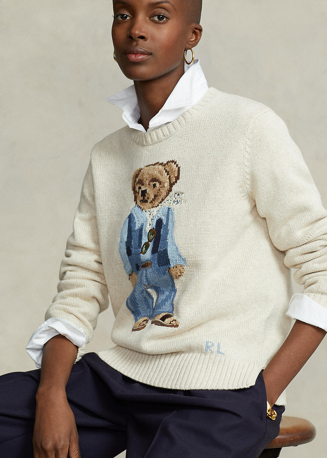 

Хлопковый свитер Polo Bear