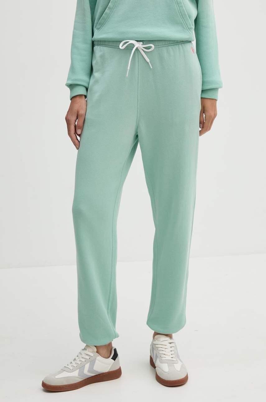 

Хлопковые спортивные брюки Polo Ralph Lauren, зеленый