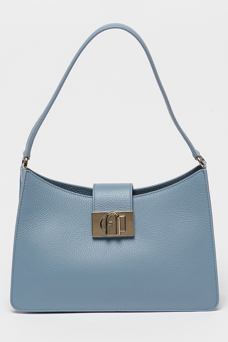 

Кожаная сумка 1927 года с рельефом Furla, синий