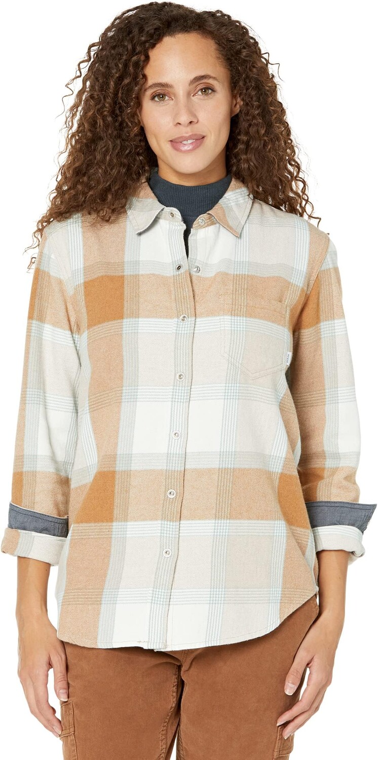 

Рубашка Golden Canyon Flannel Prana, цвет Snowflake